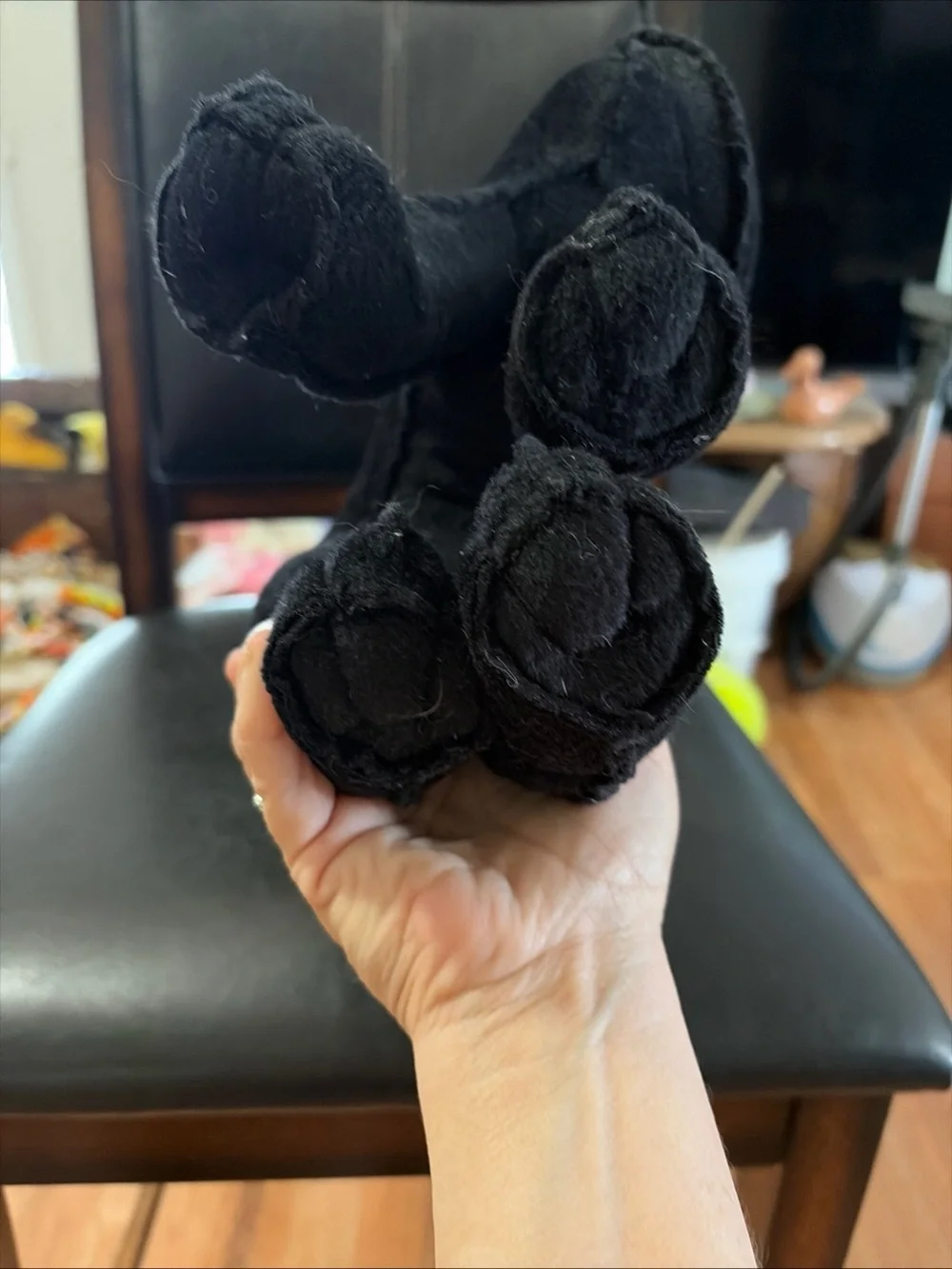 Black Cat Plush Toy for Cats - Soft Pet Toy